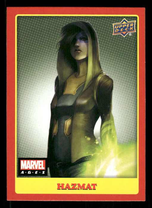 Hazmat 2020 Upper Deck Marvel Ages Base Front of Card