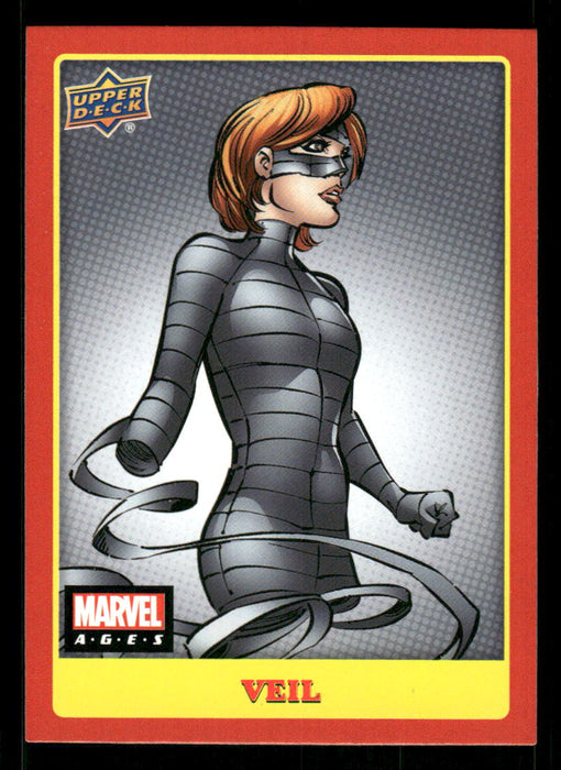 Veil 2020 Upper Deck Marvel Ages Base Front of Card