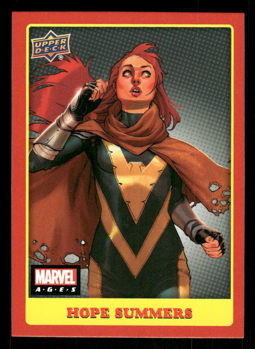 Hope Summers 2020 Upper Deck Marvel Ages Base Front of Card