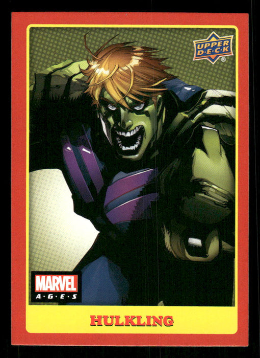 Hulkling 2020 Upper Deck Marvel Ages Base Front of Card