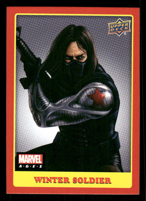 Winter Soldier 2020 Upper Deck Marvel Ages Base Front of Card