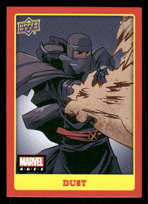 Dust 2020 Upper Deck Marvel Ages Base Front of Card