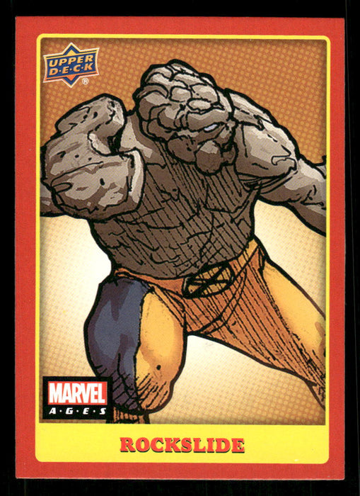 Rockslide 2020 Upper Deck Marvel Ages Base Front of Card