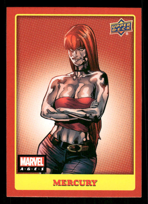 Mercury 2020 Upper Deck Marvel Ages Base Front of Card