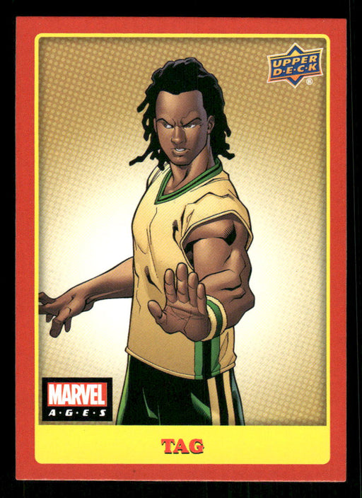 Tag 2020 Upper Deck Marvel Ages Base Front of Card