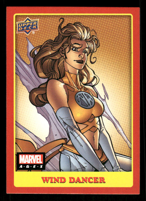 Wind Dancer 2020 Upper Deck Marvel Ages Base Front of Card