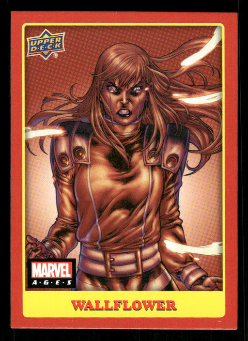 Wallflower 2020 Upper Deck Marvel Ages Base Front of Card