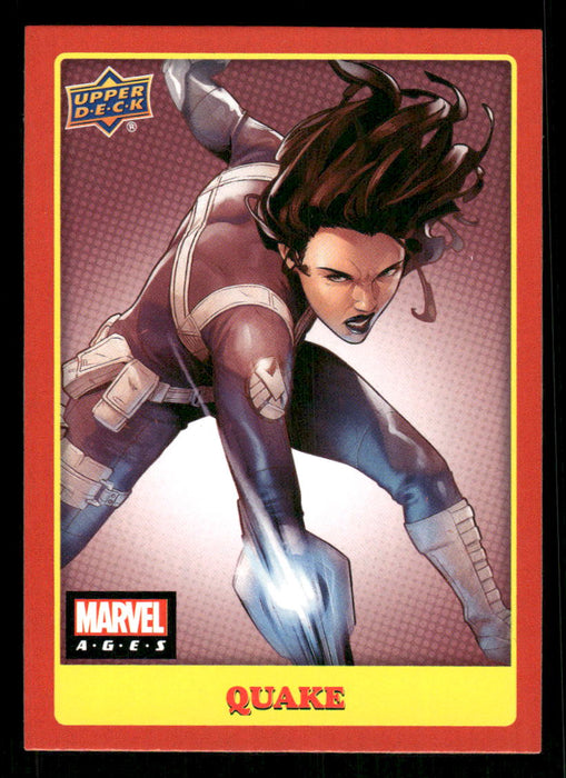 Quake 2020 Upper Deck Marvel Ages Base Front of Card
