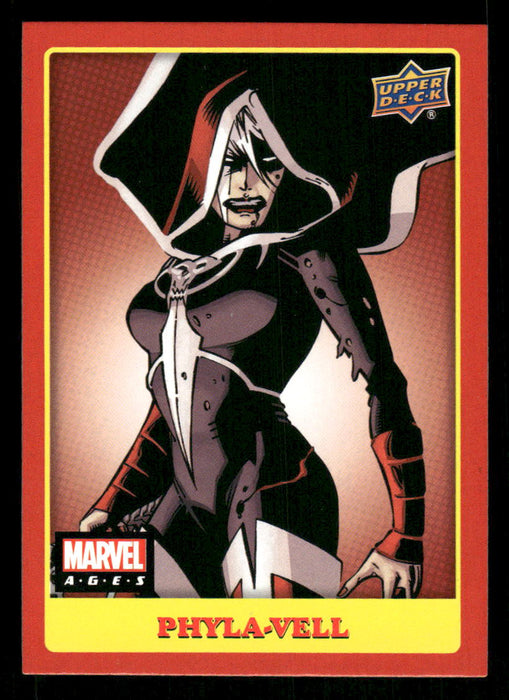 Phyla-Vell 2020 Upper Deck Marvel Ages Base Front of Card