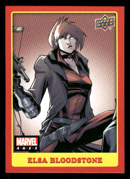 Elsa Bloodstone 2020 Upper Deck Marvel Ages Base Front of Card