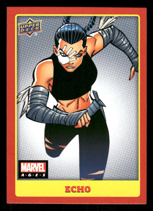 Echo 2020 Upper Deck Marvel Ages Base Front of Card