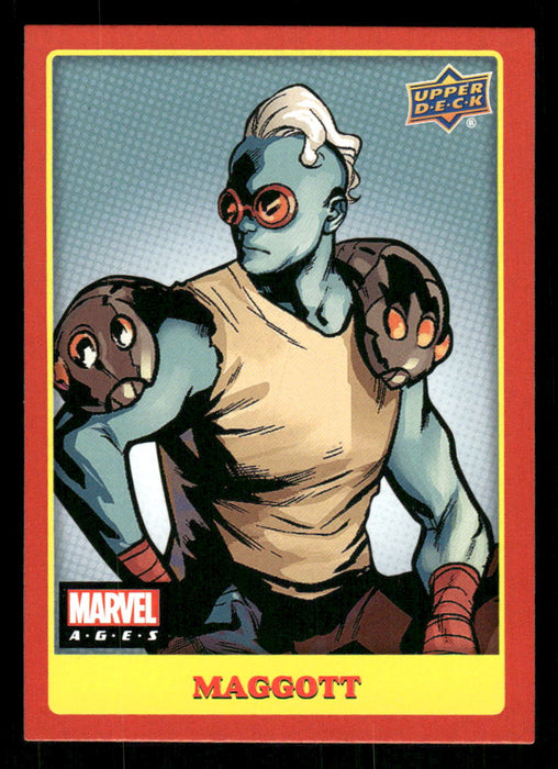 Maggott 2020 Upper Deck Marvel Ages Base Front of Card