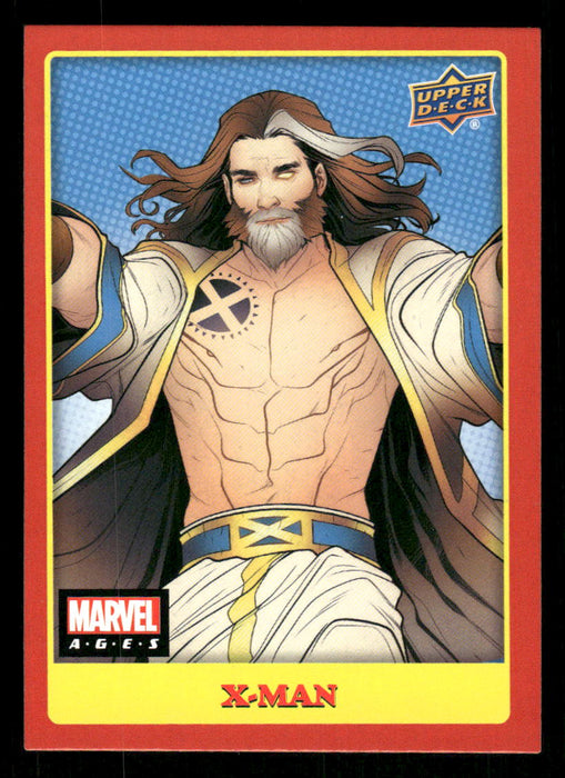 X-Man 2020 Upper Deck Marvel Ages Base Front of Card