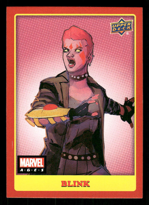 Blink 2020 Upper Deck Marvel Ages Base Front of Card