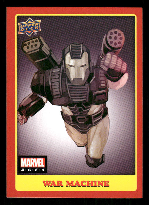 War Machine 2020 Upper Deck Marvel Ages Base Front of Card