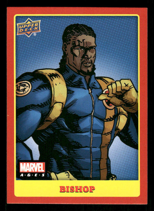 Bishop 2020 Upper Deck Marvel Ages Base Front of Card