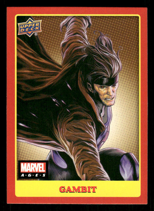 Gambit 2020 Upper Deck Marvel Ages Base Front of Card