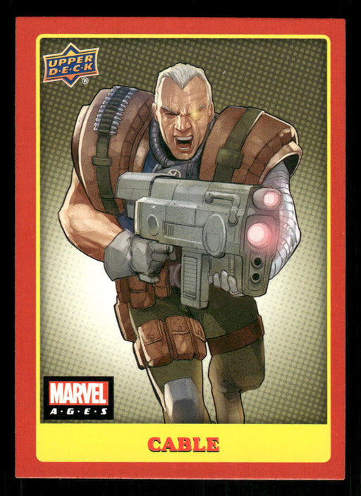 Cable 2020 Upper Deck Marvel Ages Base Front of Card