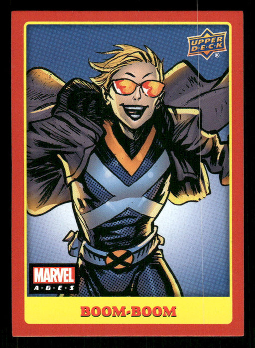 Boom-Boom 2020 Upper Deck Marvel Ages Base Front of Card