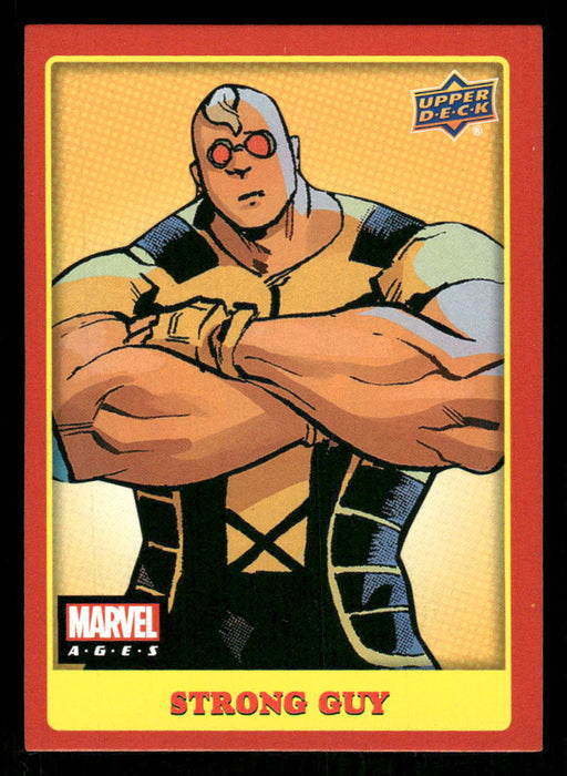 Strong Guy 2020 Upper Deck Marvel Ages Base Front of Card