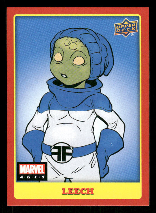 Leech 2020 Upper Deck Marvel Ages Base Front of Card