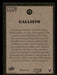 Callisto 2020 Upper Deck Marvel Ages Base Back of Card