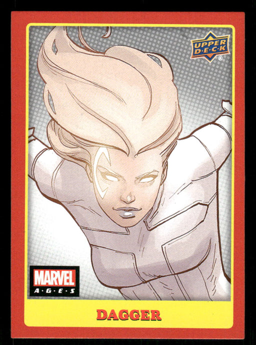 Dagger 2020 Upper Deck Marvel Ages Base Front of Card