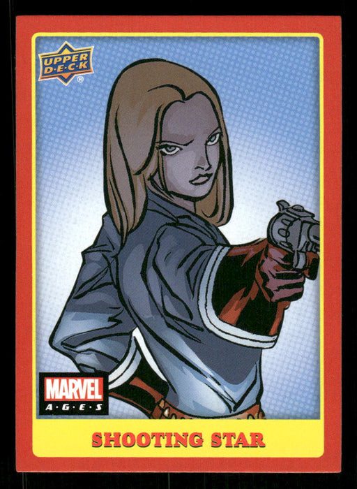 Shooting Star 2020 Upper Deck Marvel Ages Base Front of Card