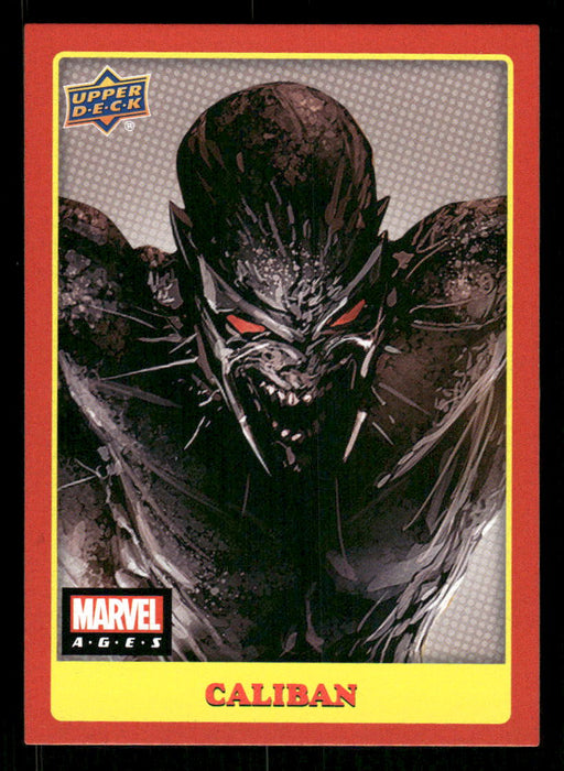 Caliban 2020 Upper Deck Marvel Ages Base Front of Card