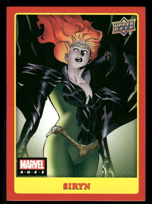 Siryn 2020 Upper Deck Marvel Ages Base Front of Card