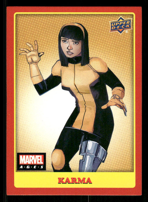 Karma 2020 Upper Deck Marvel Ages Base Front of Card