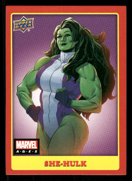 She-Hulk 2020 Upper Deck Marvel Ages Base Front of Card