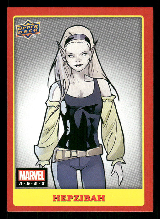 Hepzibah 2020 Upper Deck Marvel Ages Base Front of Card