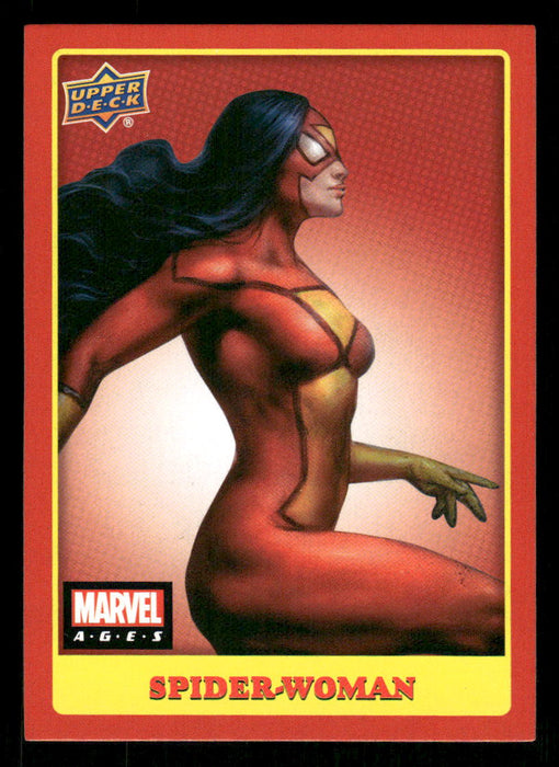 Spider-Woman 2020 Upper Deck Marvel Ages Base Front of Card