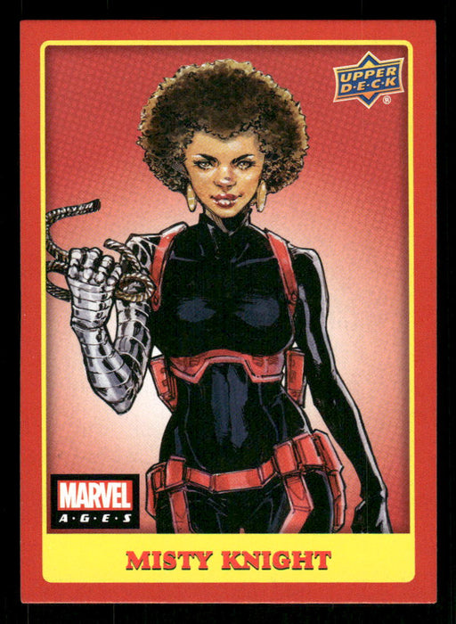 Misty Knight 2020 Upper Deck Marvel Ages Base Front of Card