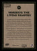 Morbius/ The Living Vampire 2020 Upper Deck Marvel Ages Base Back of Card