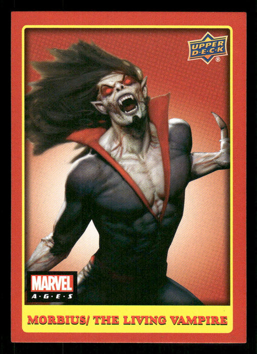 Morbius/ The Living Vampire 2020 Upper Deck Marvel Ages Base Front of Card