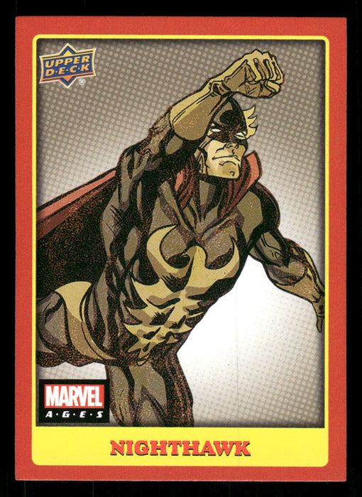 Nighthawk 2020 Upper Deck Marvel Ages Base Front of Card