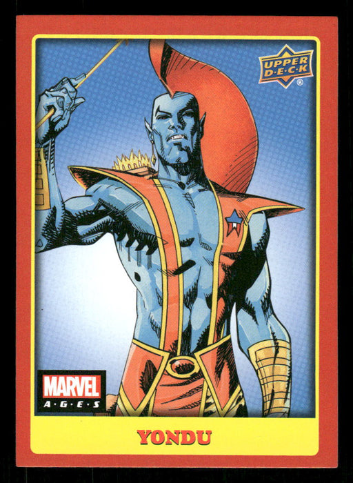 Yondu 2020 Upper Deck Marvel Ages Base Front of Card