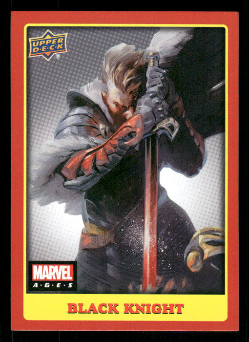 Black Knight 2020 Upper Deck Marvel Ages Base Front of Card