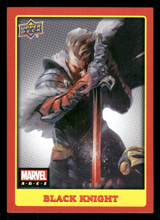 Black Knight 2020 Upper Deck Marvel Ages Base Front of Card