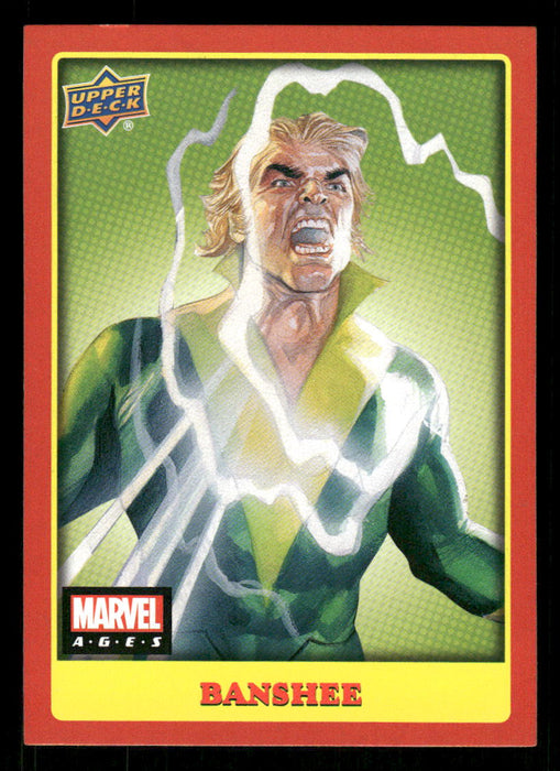 Banshee 2020 Upper Deck Marvel Ages Base Front of Card