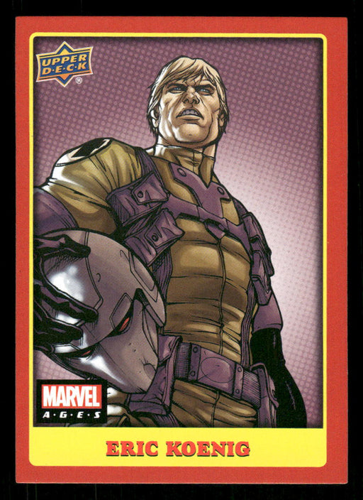 Eric Koenig 2020 Upper Deck Marvel Ages Base Front of Card