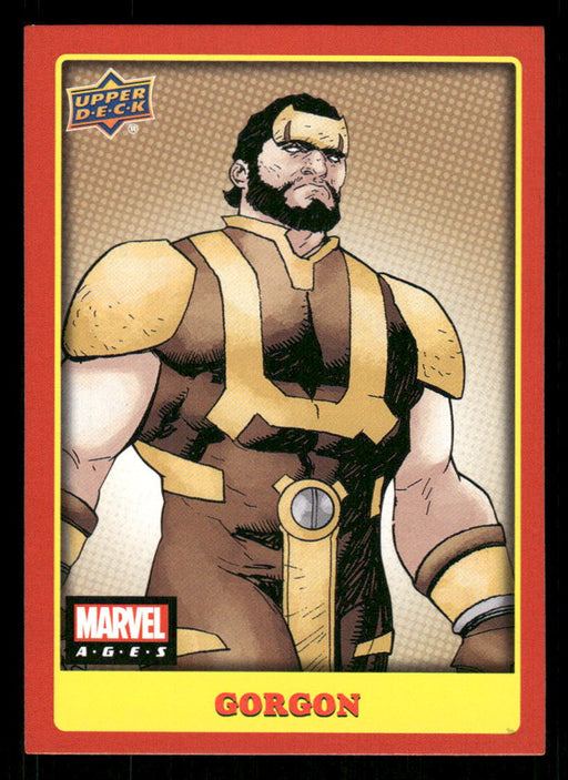 Gorgon 2020 Upper Deck Marvel Ages Base Front of Card