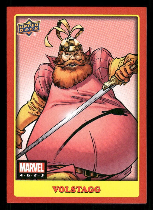 Volstagg 2020 Upper Deck Marvel Ages Base Front of Card