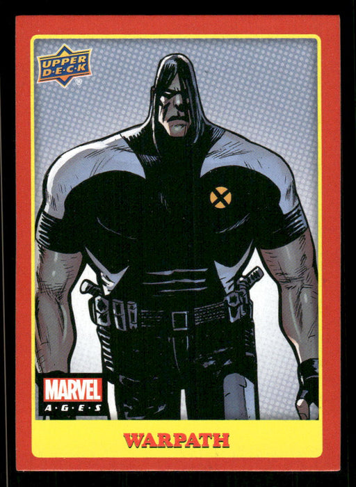 Warpath 2020 Upper Deck Marvel Ages Base Front of Card