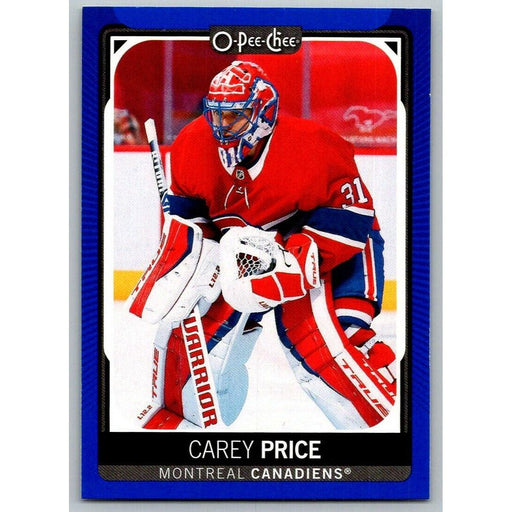 2021-22 O-Pee-Chee Blue Border (UD OPC) Carey Price Montreal Canadiens #10 - Collectible Craze America