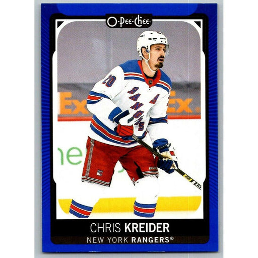 2021-22 O-Pee-Chee Blue Border (UD OPC) Chris Kreider New York Rangers #41 - Collectible Craze America