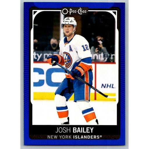 2021-22 O-Pee-Chee Blue Border (UD OPC) Josh Bailey New York Islanders #353 - Collectible Craze America