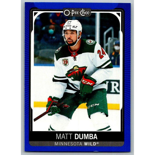 2021-22 O-Pee-Chee Blue Border (UD OPC) Matt Dumba Minnesota Wild #255 - Collectible Craze America